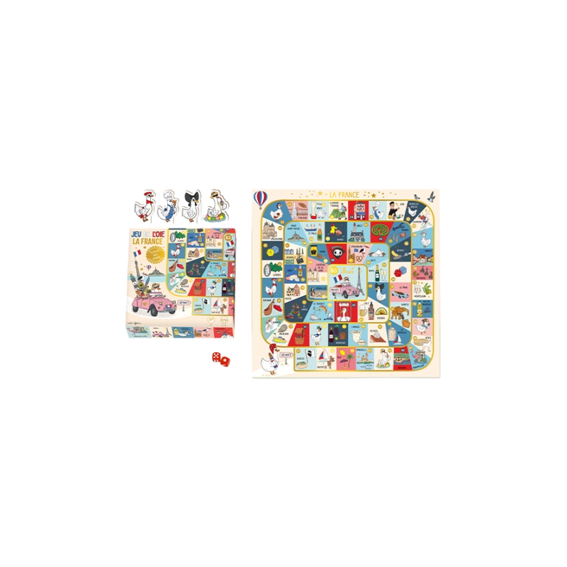 Jeu de société - Jeu de l'oie - La France
