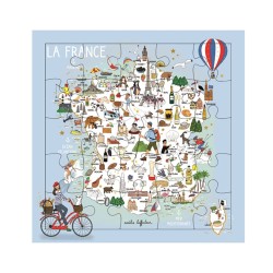 Puzzle carte postale
