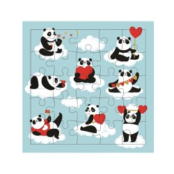 Puzzle carte postale