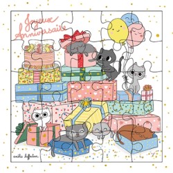 Puzzle carte postale