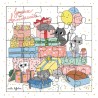 Puzzle carte postale