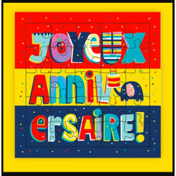 Puzzle carte postale