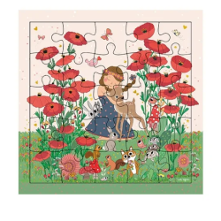 Puzzle carte postale