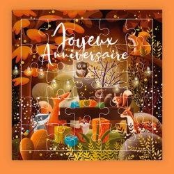 Puzzle carte postale
