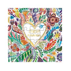 Puzzle carte postale