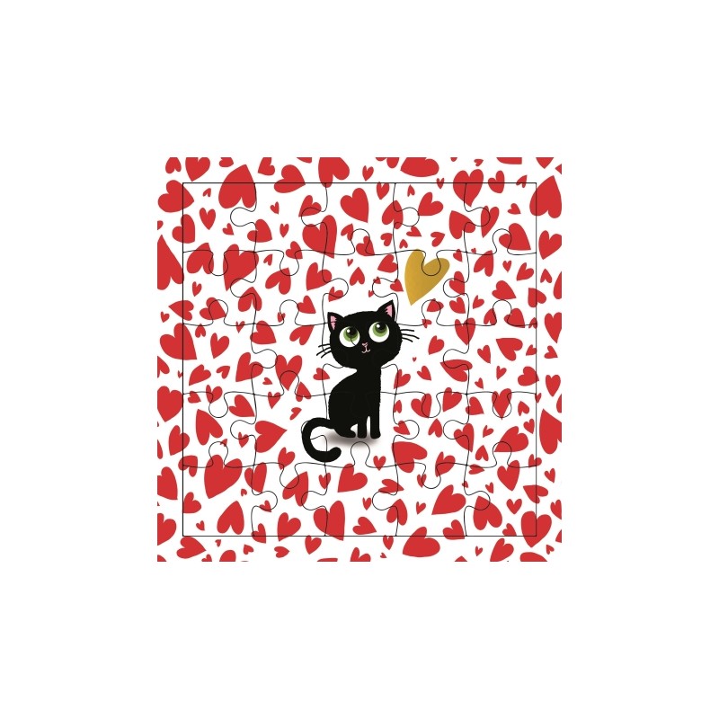 Puzzle carte postale