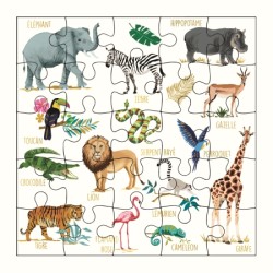 Puzzle carte postale