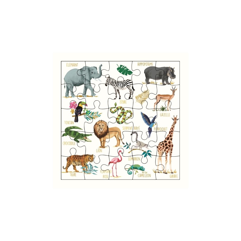 Puzzle carte postale