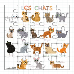 Puzzle carte postale