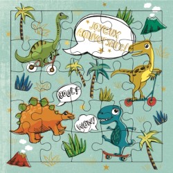 Puzzle carte postale
