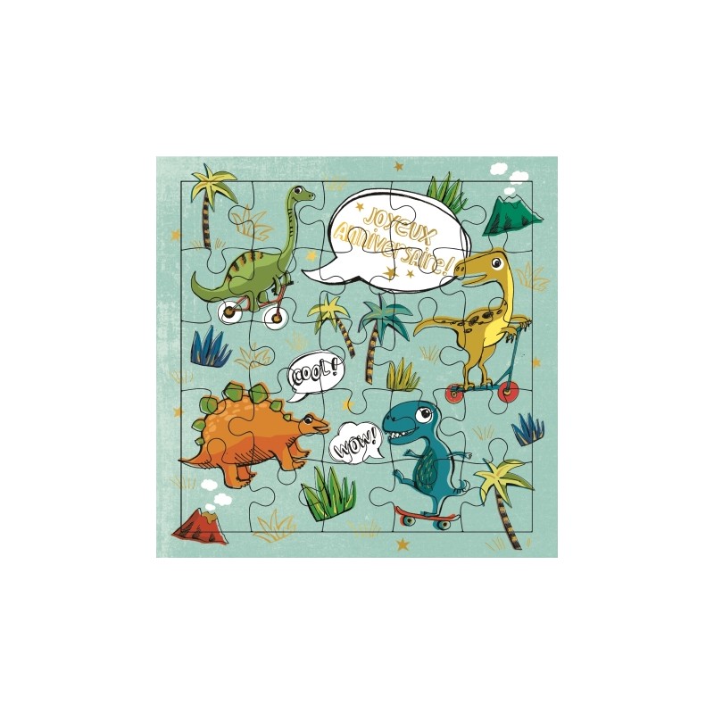 Puzzle carte postale