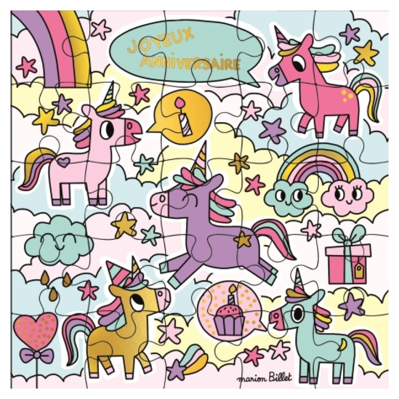 Puzzle carte postale