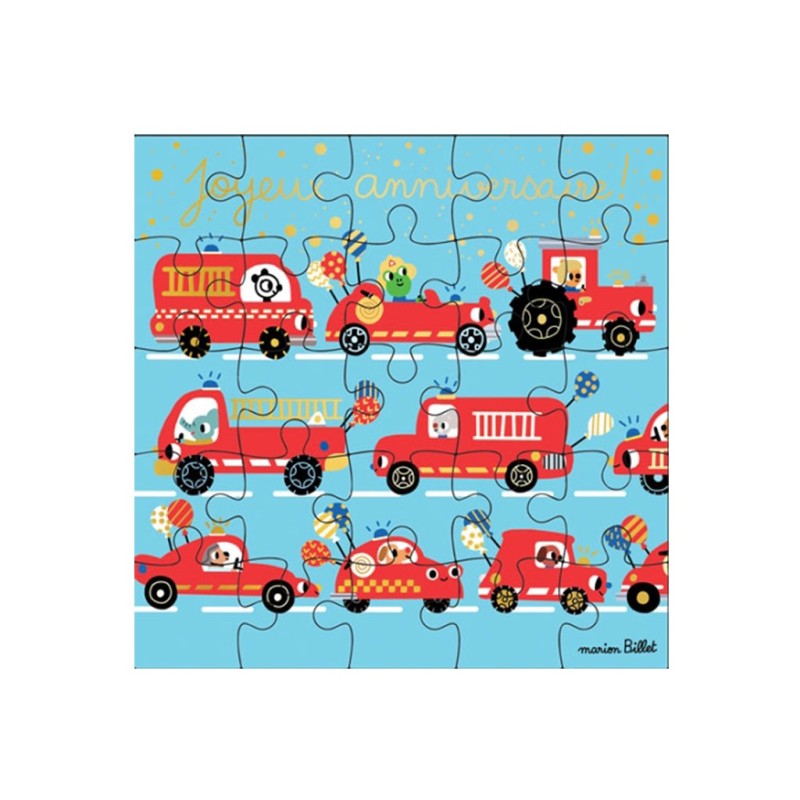 Puzzle carte postale