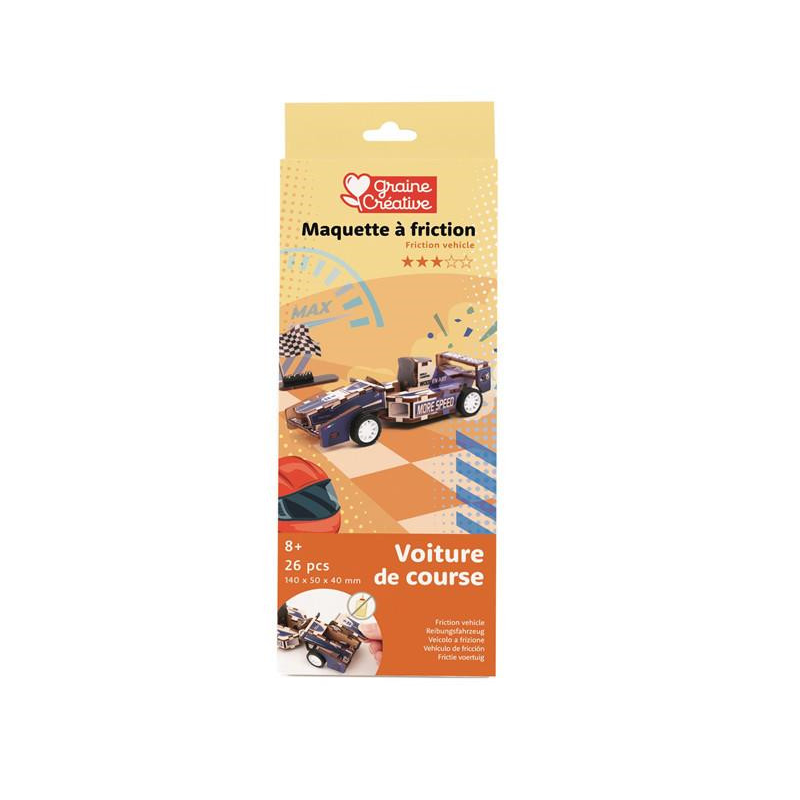 Graine créative - Maquette à friction - Voiture de course