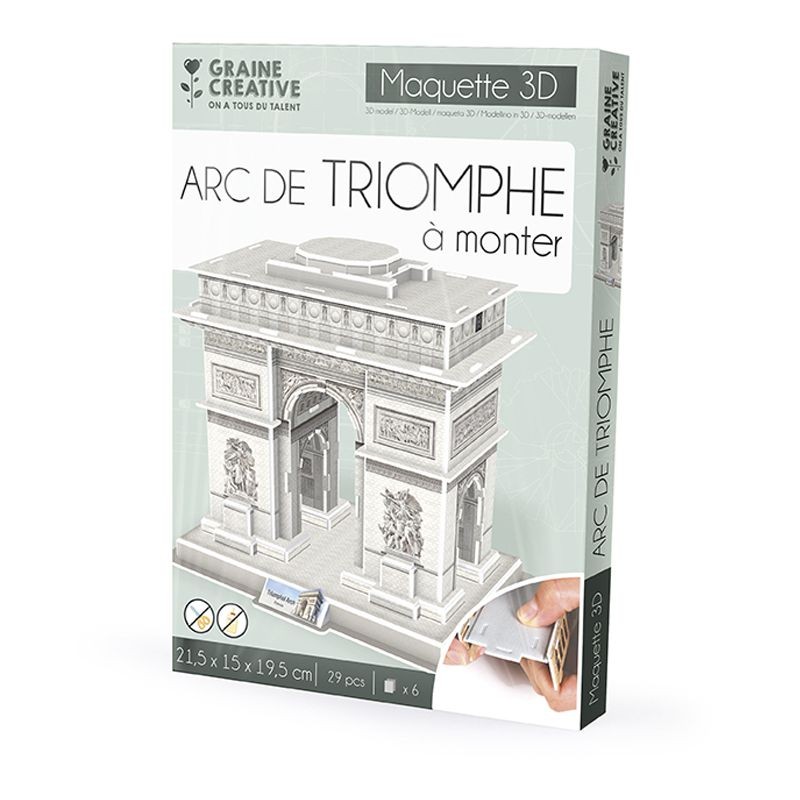 Graine créative - Maquette 3D - Arc de Triomphe
