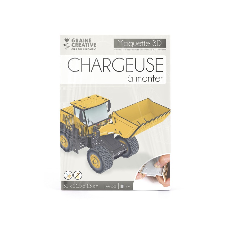 Graine créative - maquette 3D - Chargeuse
