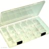 Graine créative - Boite de rangement plastique avec 18 casiers - 21x11x3cm