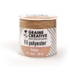 Graine créative - Bobine de fil beige polyester - 1mm x 50m