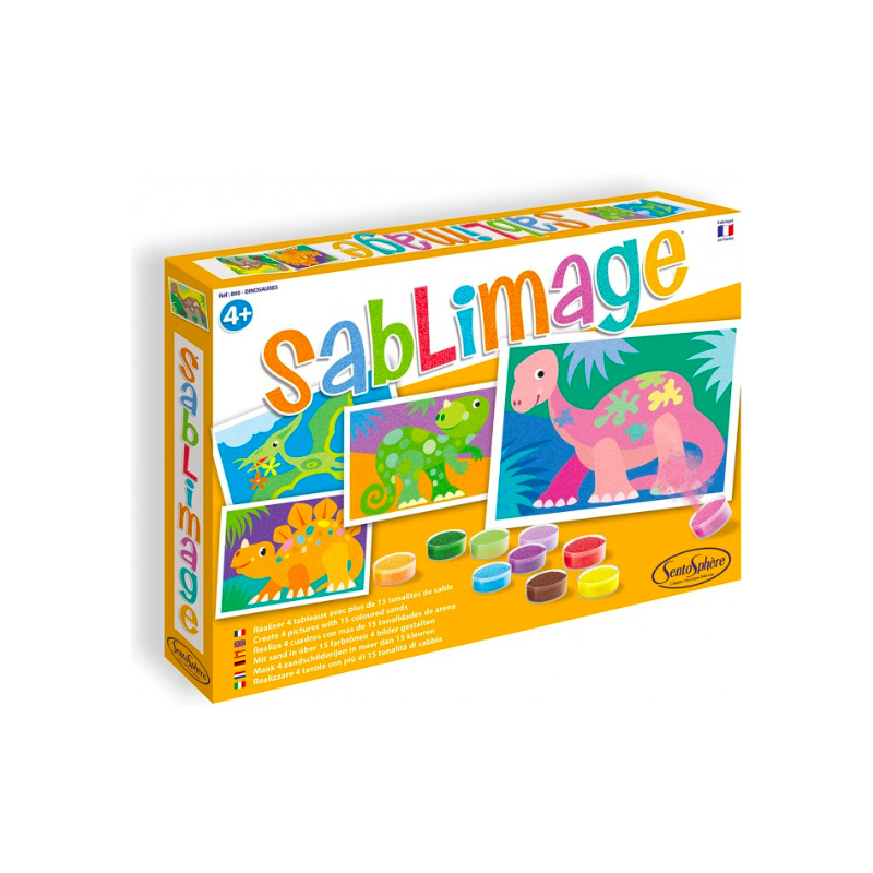 Sentosphère - 895 - Sablimage - Dinosaures