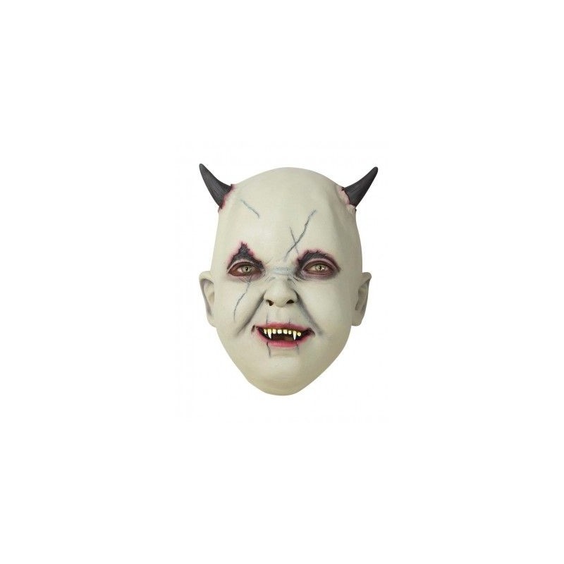 P'tit Clown - Déguisement - Masque intégral de diablotin adulte