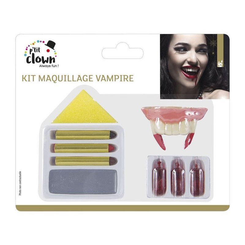 Ptit Clown - Kit de maquillage vampire