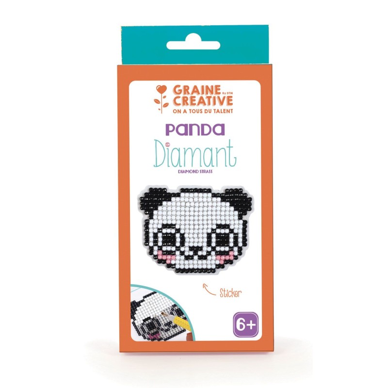 Graine créative - Sticker à diamanter - Panda