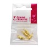 Graine créative - Sachet de 4 fermoirs cylindriques - Or