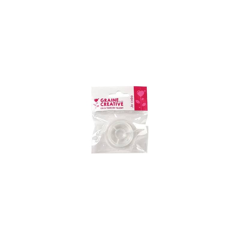 Graine créative - Bobine de fil élastique nylon transparent - 0.5mm x 5m