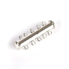 Graine créative - Sachet de 2 fermoirs magnétique 5 rangs - Argent - 29mm