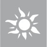 Graine créative - Pochoir - Petit soleil