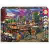 Educa - Puzzle 6000 pièces - Vélos à Amsterdam