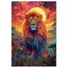Educa - Puzzle 500 pièces - Regard majestueux du Lion