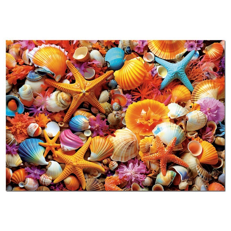 Educa - Puzzle 1000 pièces - Collage de coquillages