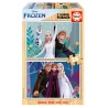 Educa - Puzzles 2x25 pièces - La Reine des Neiges