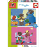 Educa - Puzzles 2x48 pièces - Petit ours brun