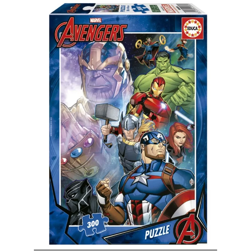 Educa - Puzzle 300 pièces - Marvel Avengers