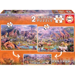 Educa - 2 puzzles 100...