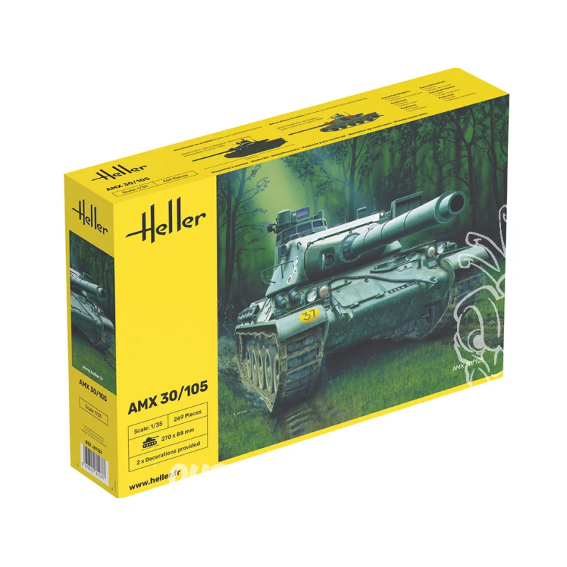 Heller - Maquette de char - Tank AMX 30/105 - 1:35
