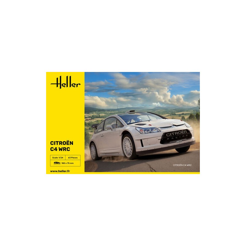 Heller - Maquette de voiture - Citroen C4 WRC - 1:24