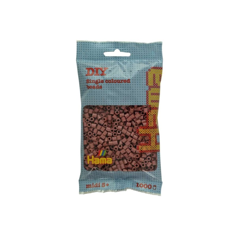 Hama - 207-111 - Perles à repasser - Midi sachet de 1000 - Brun foncé