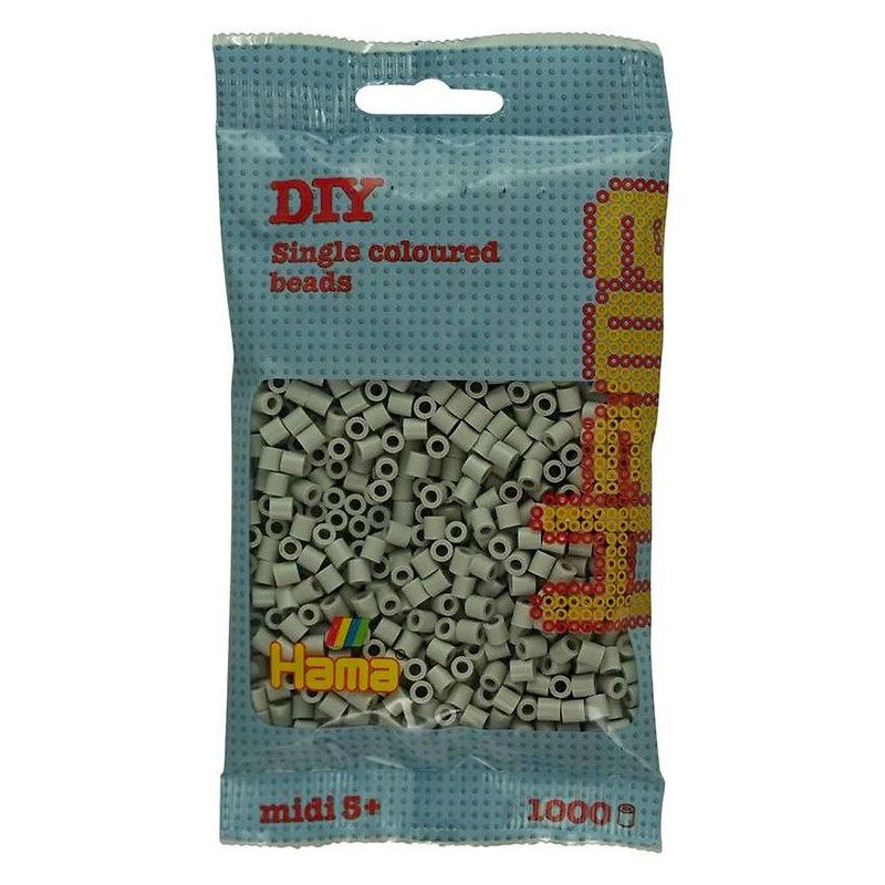 Hama - 207-109 - Perles à repasser - Midi sachet de 1000 - Gris nuage