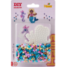 Hama - Perles à repasser midi - Plaque sirène petit modèle et 450 perles
