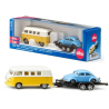 Siku - 2567 - Véhicule miniature - Volkswagen T1 avec remorque et coccinelle