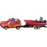 Siku - 1608 - Véhicule miniature - Land rover defender avec bateau