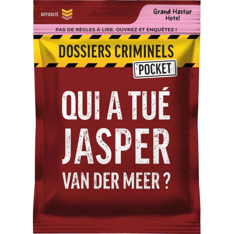 Asmodee - Enquête - Dossiers criminels Pocket - Qui a tué Jasper Van Der Meer