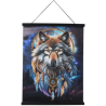 Crystal Art - Tableau à diamanter - Loup enchanté - 40x50cm