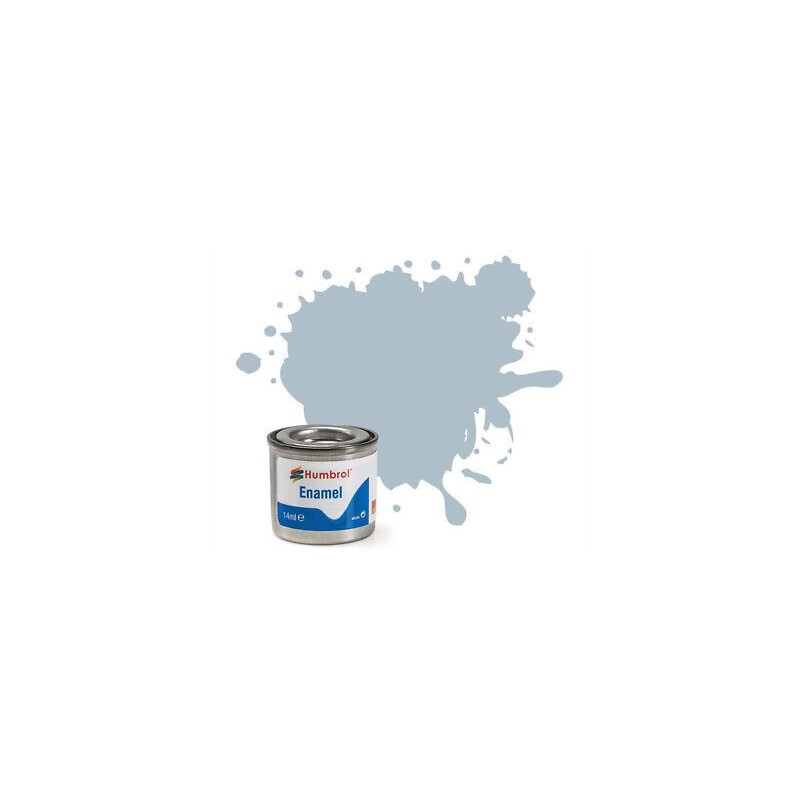 Humbrol - Peinture enamel - Gris fantome US satiné H127 - 14ml
