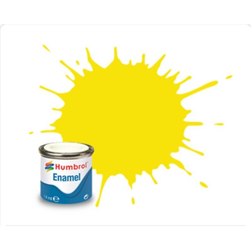 Humbrol - Peinture enamel - Jaune citron H99 - 14ml