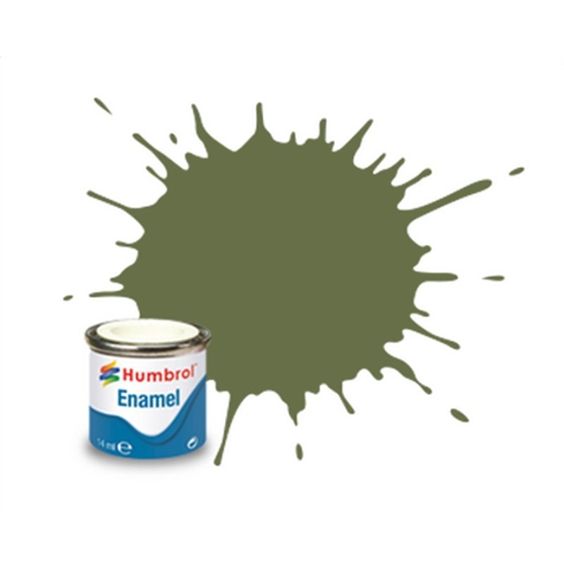 Humbrol - Peinture enamel - Vert pré mat H80 - 14ml