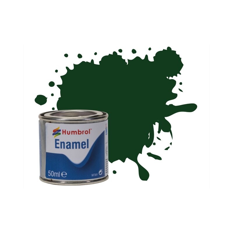 Humbrol - Peinture enamel - Vert Brunswick brillant H03 - 50ml
